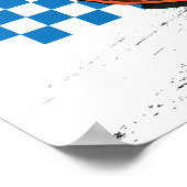 Poster Panneau d'accueil de la fête automobile, panneau d (Coin)