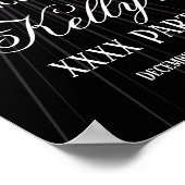 Poster panneau d'accueil disco (Coin)