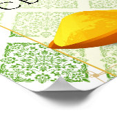 Poster Panneau d'accueil haldi traditionnel (Coin)