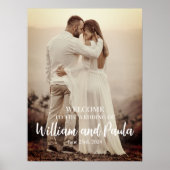 Poster Panneau d'accueil mariage avec photo (Devant)