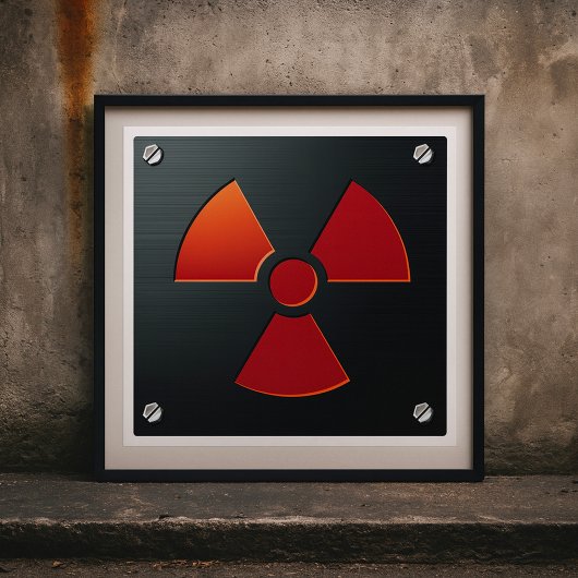 Poster Panneau d'activité radio
