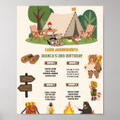 Poster Panneau d'affectation de cabine d'anniversaire de  (Devant)