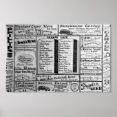 POSTER PANNEAU D'AFFICHAGE 1939 (Devant)