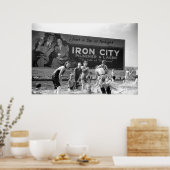 Poster Panneau d'affichage de la bière, 1938 (Cuisine)