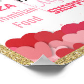 Poster Panneau d'affichage de la fête d'anniversaire de l (Coin)