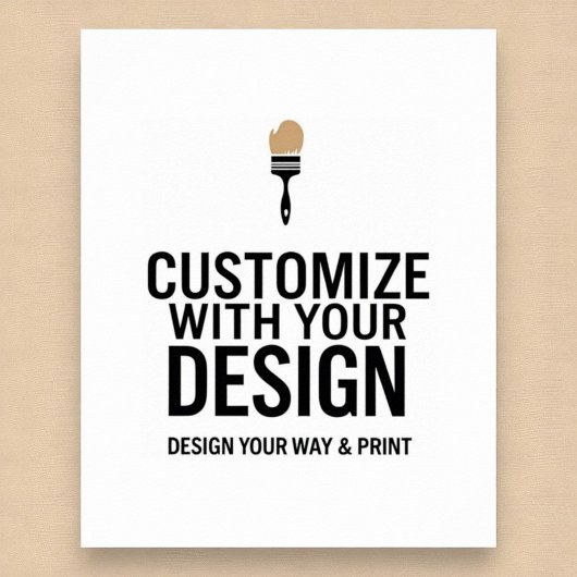 Poster Panneau d'affichage d'événements vierges de 8 x 10