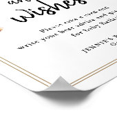 Poster Panneau d'affichage pour Cartes de Conseils Fleurs (Coin)