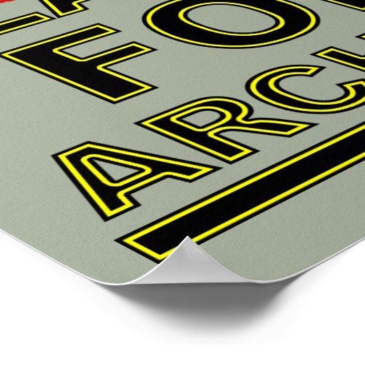 Poster Panneau d'affiche de Blanket Fort Architect Funny (Coin)