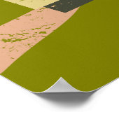 Poster Panneau d'affiche en spirale rétro vintage (Coin)