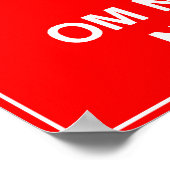 Poster Panneau d'affiche Keep Calm and Om Nom Nom Dinosau (Coin)