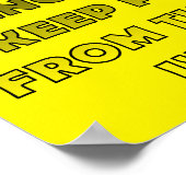 Poster Panneau d'affiche Lazy Weekend Funny (Coin)