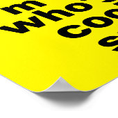 Poster Panneau d'affiche nerd Jock Funny (Coin)