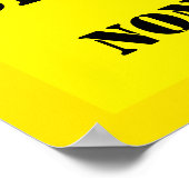 Poster Panneau d'anniversaire de la quarantaine (Coin)