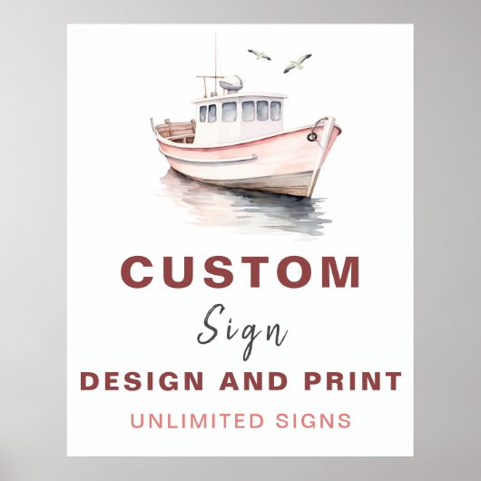 Poster Panneau d'anniversaire - Fille (Devant)