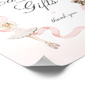 Poster Panneau d'anniversaire Little Ballerina Cartes et (Coin)