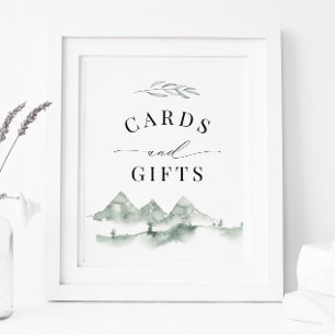 Poster Panneau d'aventure "Cartes et Cadeaux" de Green Mo