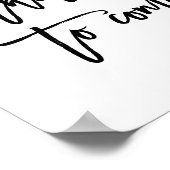 Poster Panneau d'avertissement Mariage à la main chic (Coin)