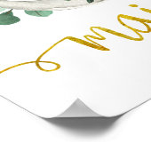 Poster Panneau de Baby Shower Café pour Rencontre avec le (Coin)