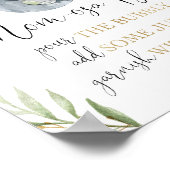 Poster Panneau de baby shower de Momosa bar mimosa (Coin)