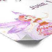 Poster Panneau de baby shower magique de bienvenue (Coin)