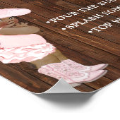 Poster Panneau de Baby shower Mimosa Bar Momosa (Coin)