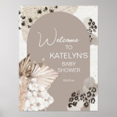 Poster Panneau de Baby Shower ou Bridal Shower à Imprimé  (Devant)