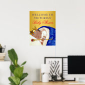 Poster Panneau de Baby Shower pour Prince Ethnique (Bureau à domicile)