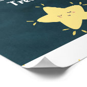 Poster Panneau de Baby Shower Twinkle Twinkle Star (Coin)