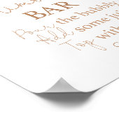 Poster Panneau de bar à la mimosa aux palmiers séchés chi (Coin)