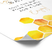 Poster Panneau de bar à margarita pour abeille (Coin)