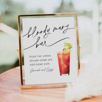 Panneau de bar Bloody Mary EVERLEIGH