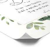 Poster Panneau de bar Eucalyptus Mimosa (Coin)