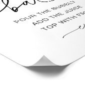 Poster Panneau de bar Mimosa EVERLEIGH (Coin)