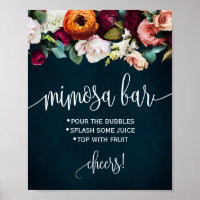 Panneau de bar Mimosa Mariage Nuit de noces Fête d