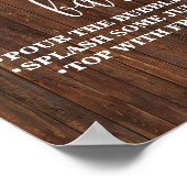 Poster Panneau de Bar Mimosa Mariage Occidental Enterreme (Coin)