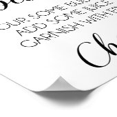 Poster Panneau de Bar Mimosa | Panneau de Mimosa pour dou (Coin)