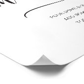 Poster Panneau de bar Momosa minimal moderne Leyton (Coin)