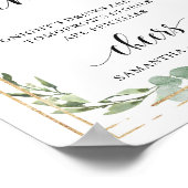 Poster Panneau de bar ouvert à la végétation luxuriante s (Coin)