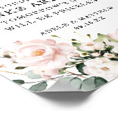 Poster Panneau de bar ouvert rose pâle à forme géométriqu (Coin)