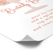 Poster Panneau de bar pétillant pour la Saint-Valentin Lo (Coin)