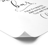 Poster Panneau de barre d'Oranges Mom-osa (Coin)