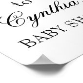 Poster Panneau de bienvenue (Coin)