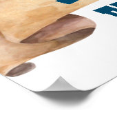 Poster Panneau de bienvenue à la ferme pour le premier ro (Coin)