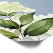 Poster Panneau de bienvenue à la fête de fiançailles Flor (Coin)