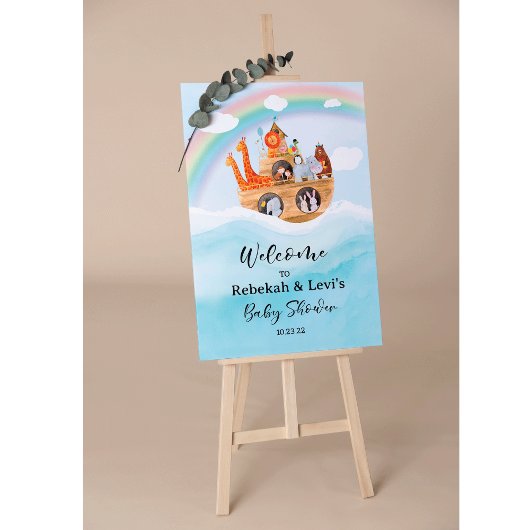 Poster Panneau de bienvenue à l'arche de Noé