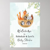 Poster Panneau de bienvenue à l'arche de Noé (Devant)