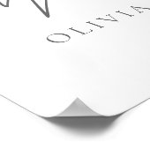 Poster Panneau de bienvenue à l'événement botanique du vi (Coin)