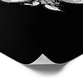 Poster Panneau de bienvenue à une fête d'Halloween effray (Coin)