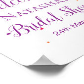 Poster Panneau de bienvenue à une fête Editable Fiesta 8x (Coin)