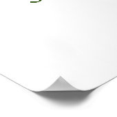 Poster Panneau de bienvenue au thème d'eucalyptus aquarel (Coin)